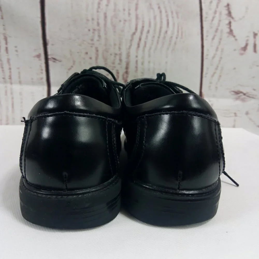 Nunn Bush Comfort Gel Black Leather Dress Shoes